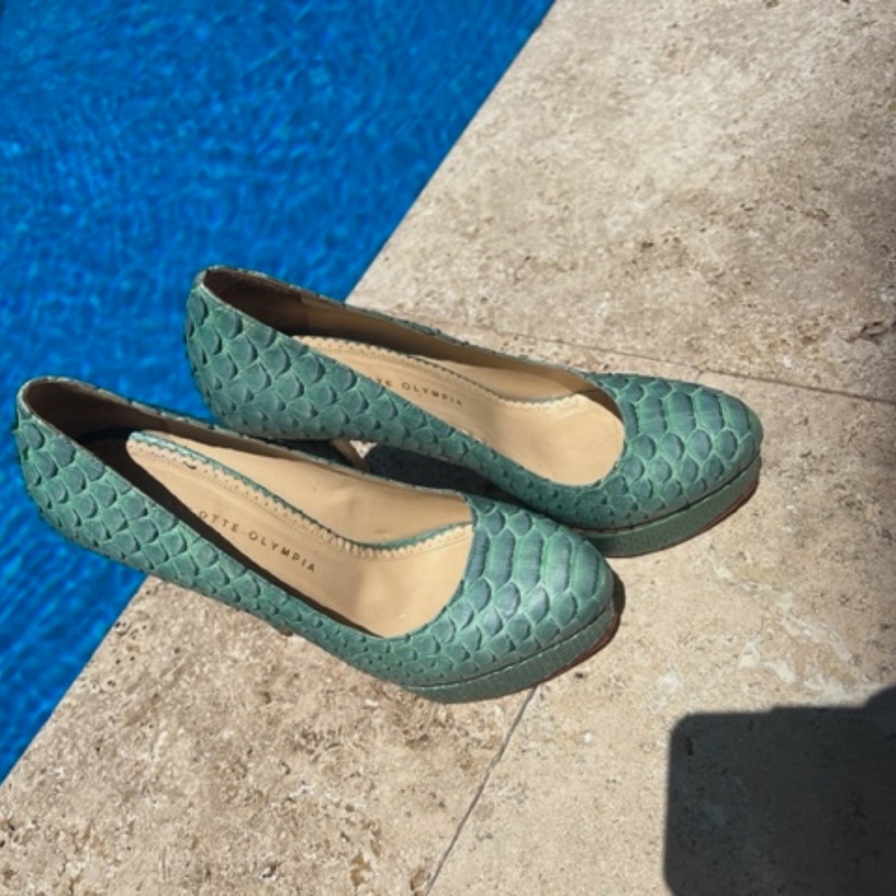 Charlotte Olympia Python Heels - Picture 8 of 15